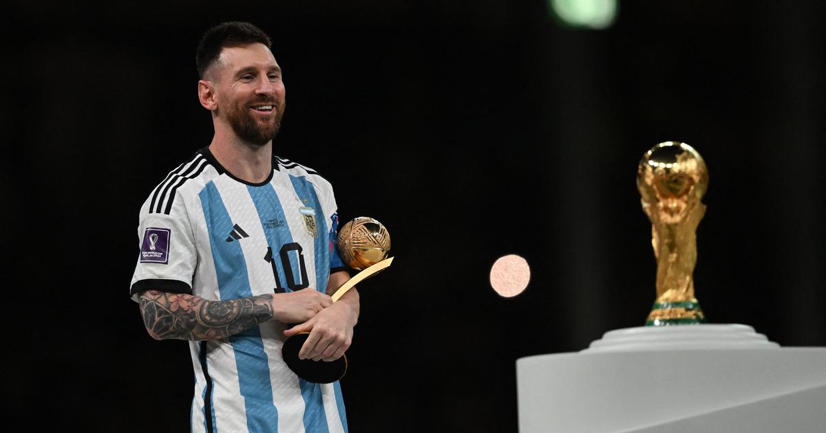 Argentina captain Lionel Messi was awarded the Golden Ball for being best player of 2022 WC
