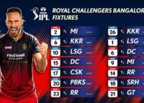 Royal Challengers Bangalore RCB IPL 2023 Schedule Full Fixtures Matches Venue